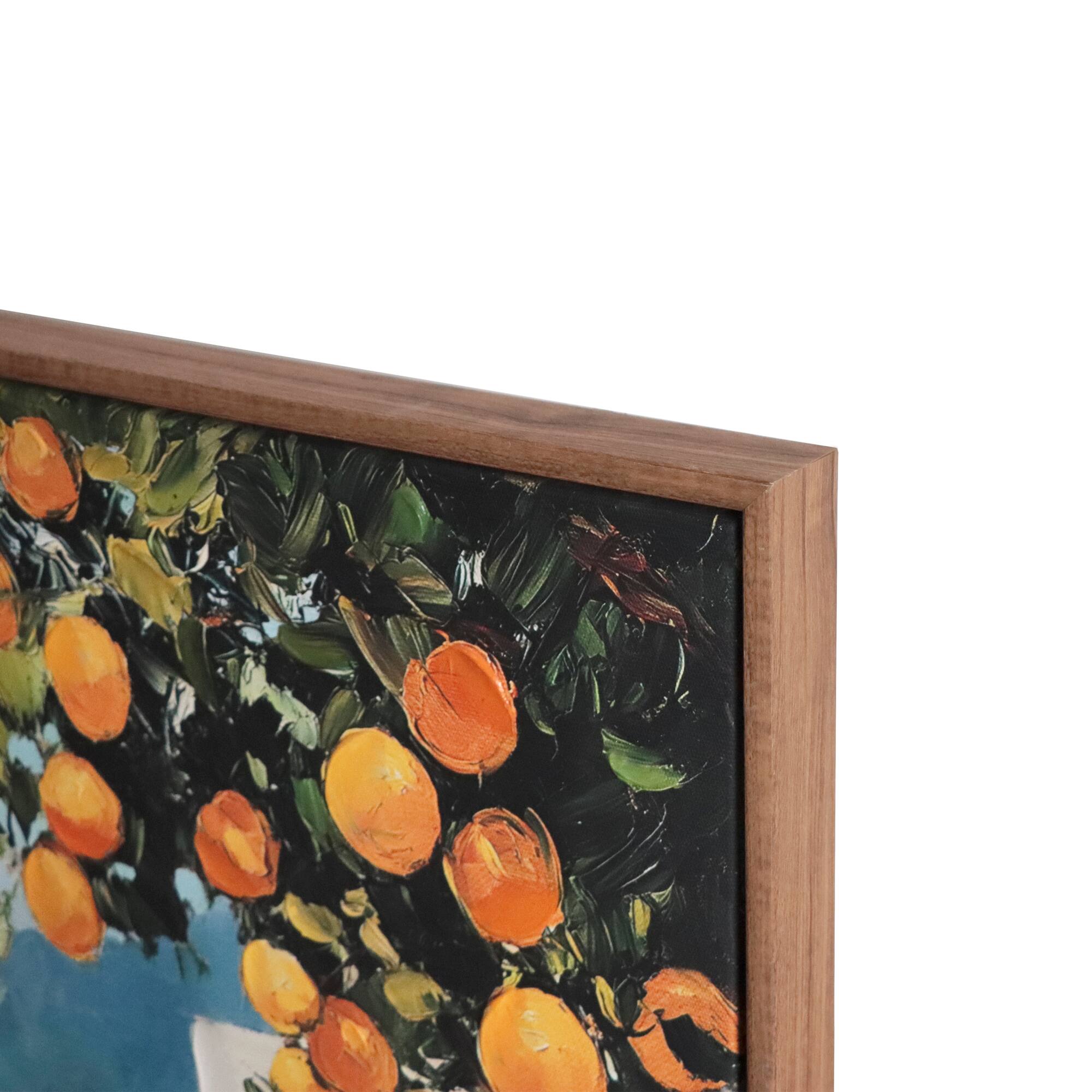 16" x 20" Coastal Terrace with Orange Tree Wall Art by Ashland®